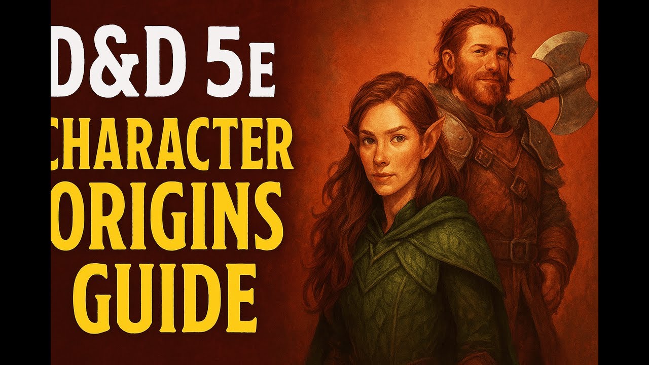 D&D 5e Character Origins Explained – Race, Background & Beyond! (2014 ...