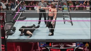 Kenny omega phoenix splash through the table