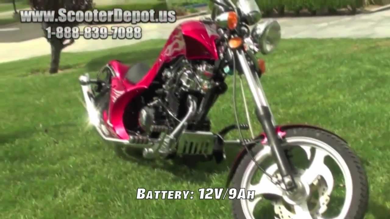 CP_D250B, Sunny 250cc Custom Built Scorpion Motorcycle at ScooterDepot