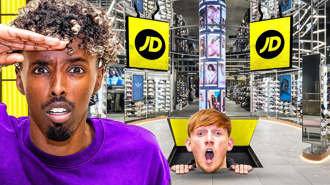 YouTuber Hide & Seek in the WORLD'S LARGEST JD Store - YouTube