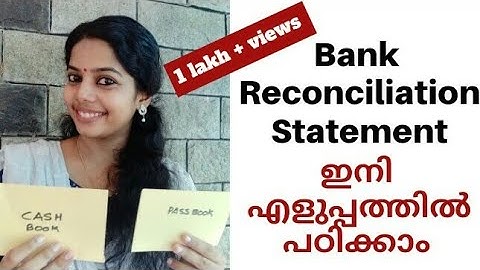 Bank Reconciliation Statement in Malayalam Part 1