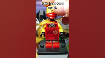 How to make custom Tournament Kai (Dragons Rising) #shorts #legoninjago #ninjago #lego #minifigure