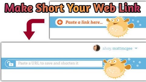 আপনার ওয়েব লিংক ছোট করুন | Make Short Your Web Link