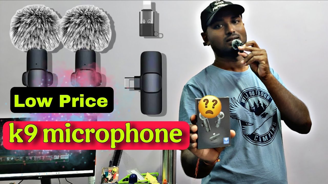 K9 Wireless Mic Telugu Review 💥 Unboxing & Sound Test | Best Budget Mic for YouTube