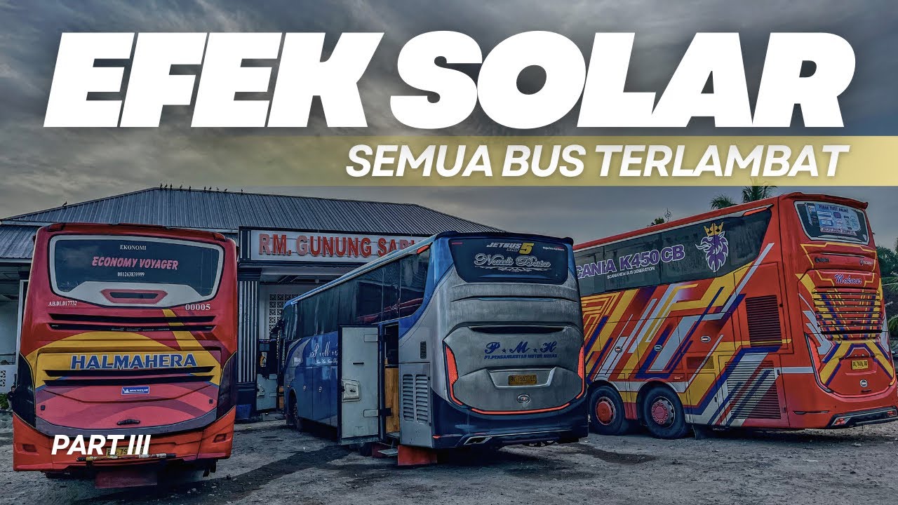 BUS KITA BARET AKIBAT MOBIL BOX MBG 😤