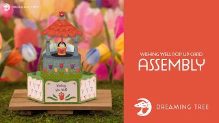 SVG File - Wishing Well Pop Up Card - Assembly Tutorial (For Cricut, Silhouette, and ScanNCut)
