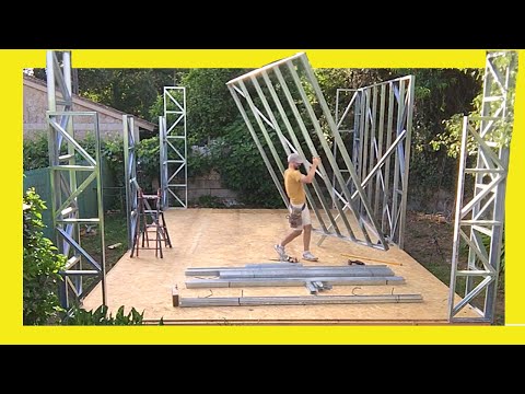 ? How To FRAME Walls ? Steel Framing / TINY HOUSE 7 X 4,80 ✅ Drywall