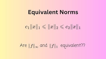 Functional Analysis 1.6 : Proving two norms are NOT equivalent - Self studying