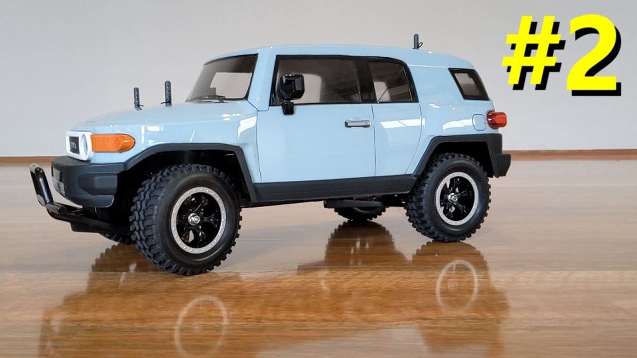Toyota FJ Cruiser Build Part 2 - Tamiya CC-01 - YouTube