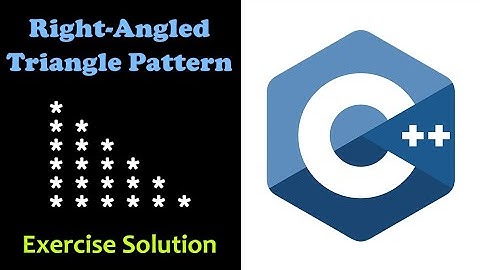 Star Pattern using C++ | Right-Angled Triangle Pattern Solution