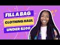 Fill a Bag Clothing Haul | 20 items for Under $100