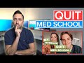 DROPPED OUT of MED SCHOOL - Doctor Reacts to Madison Mealy's Husband Quitting