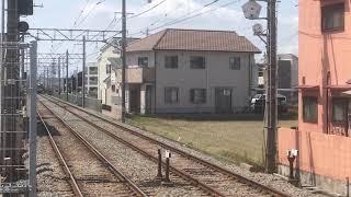 阪神8000系8227F直通特急阪神大阪梅田行き　中八木駅通過