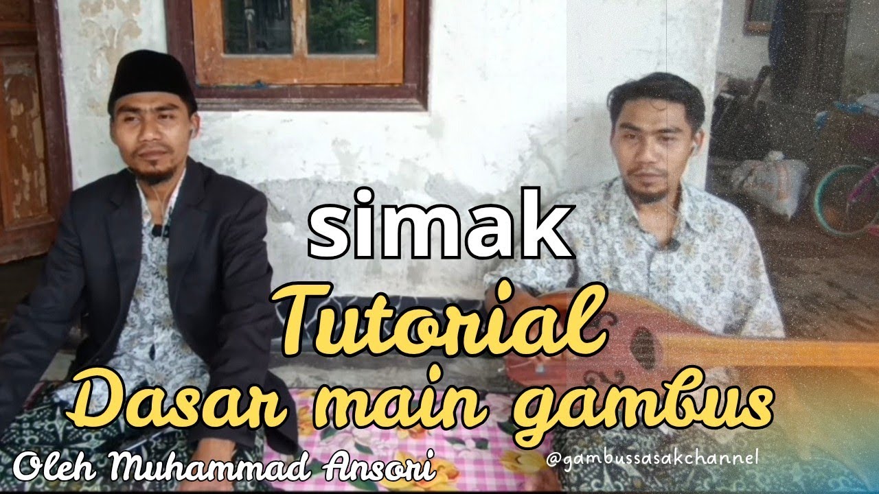 Belajar dasar bermain gambus sasak 