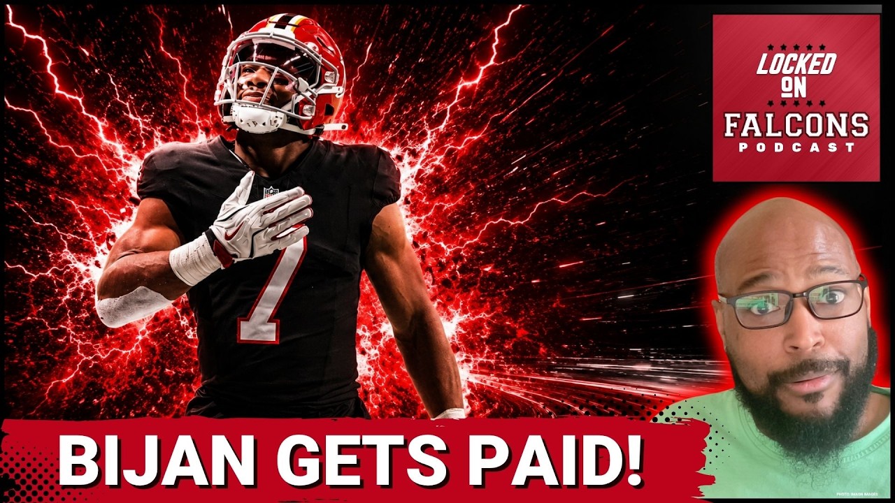 ⁣RECORD: Bijan Robinson Gets $75M! | Will NFL’s Highest-Paid RB Help Atlanta Falcons WIN NOW?