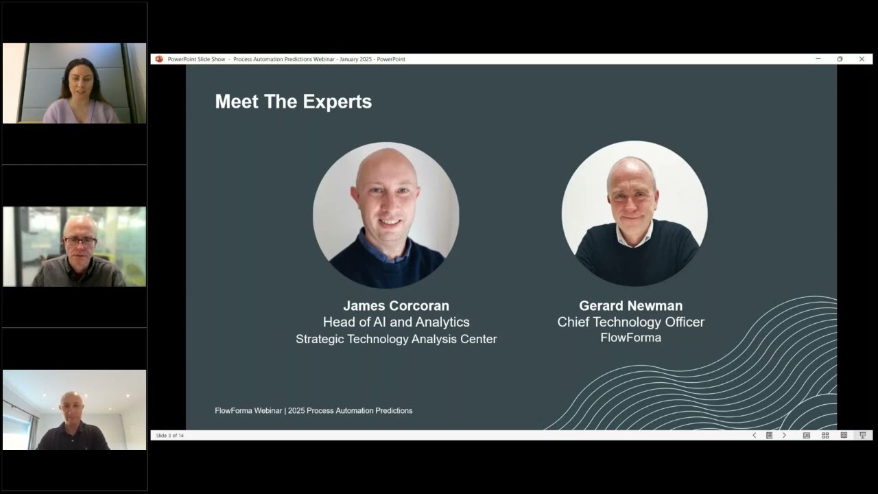 FlowForma 2025 Process Automation Webinar