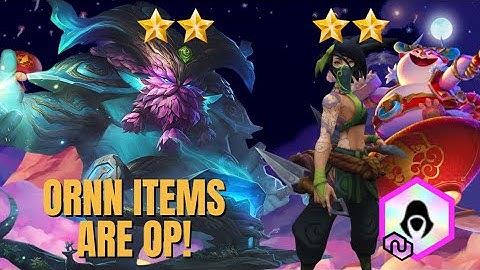 ORNN FORGED GOD ITEMS FOR MY ASSASSINS  | TFT SET 4.5 | Teamfight Tactics Festival of Beasts | PBE