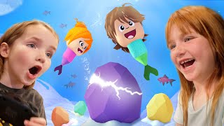 HATCHiNG MERBABiES in ROBLOX!!  Adley and Niko play baby hide n seek ! Mermaid Eggs on pirate island by G for Gaming 2,012,059 views 4 months ago 18 minutes