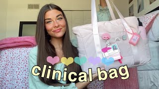 WHAT'S IN MY CLINICAL BAG | nursing student