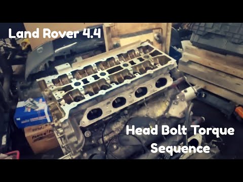 Land rover 4.4 V8 head bolt torque sequence the Clay way