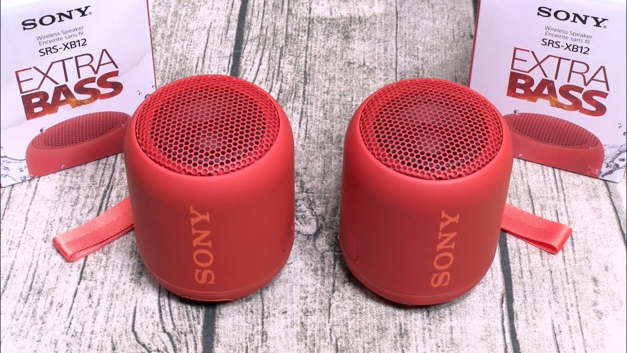 sony bluetooth speaker xb12