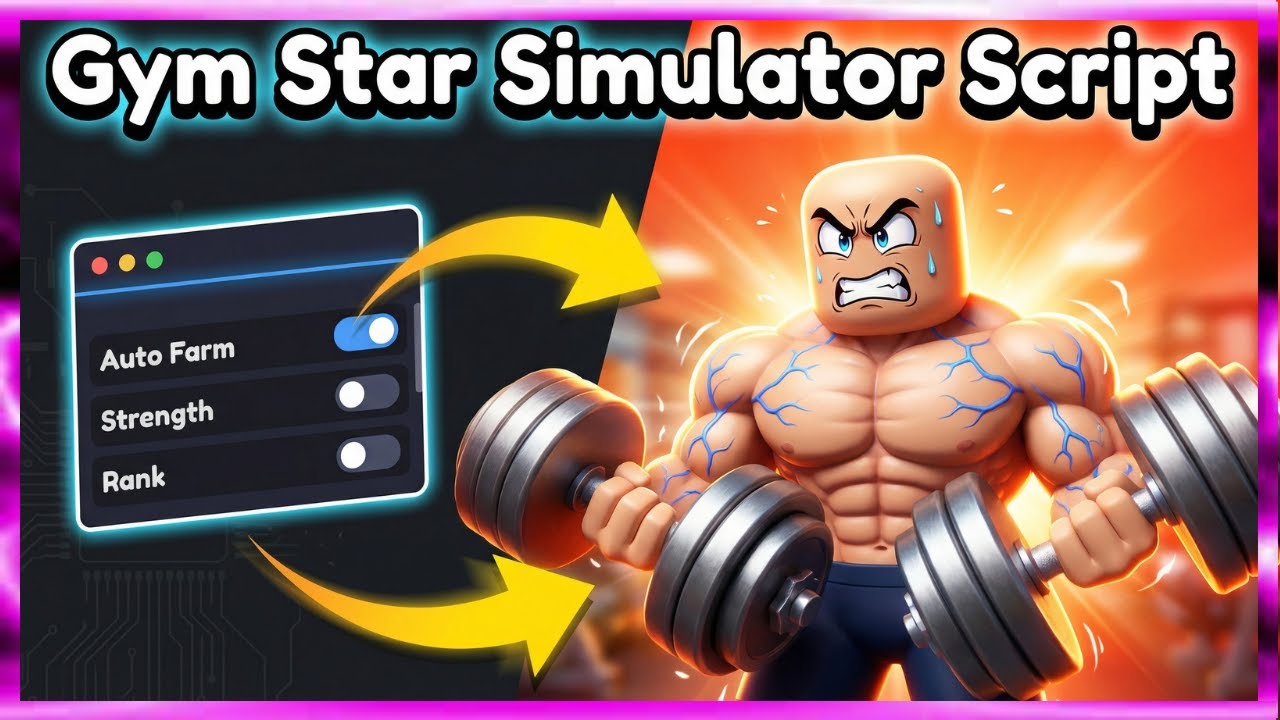 [NEW😱] Gym Star Simulator Script Pastebin 2026 | OP Auto Farm & Max Strength