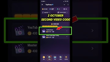 YouTube Shorts | TapSwap Daily Video Code | TapSwap 2 October Second Video Code