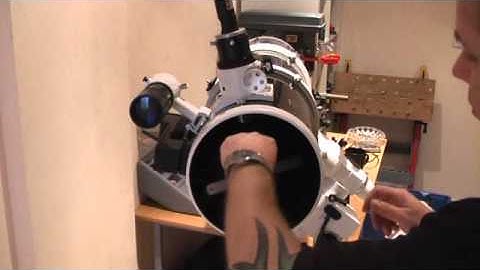 Newtonian Collimation Part 3