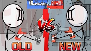 The Henry Stickmin Collection: Infiltrating The Airship - Original VS Remaster 2: FAILS (Old VS New)