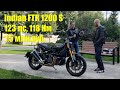 Indian FTR 1200 обзор - самый быстрый индиан тест-драйв. Мощный,красивый,дорогой Flat TrackeR 1200 S