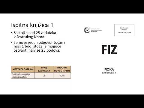 Video: Kako Riješiti Ispit Iz Fizike