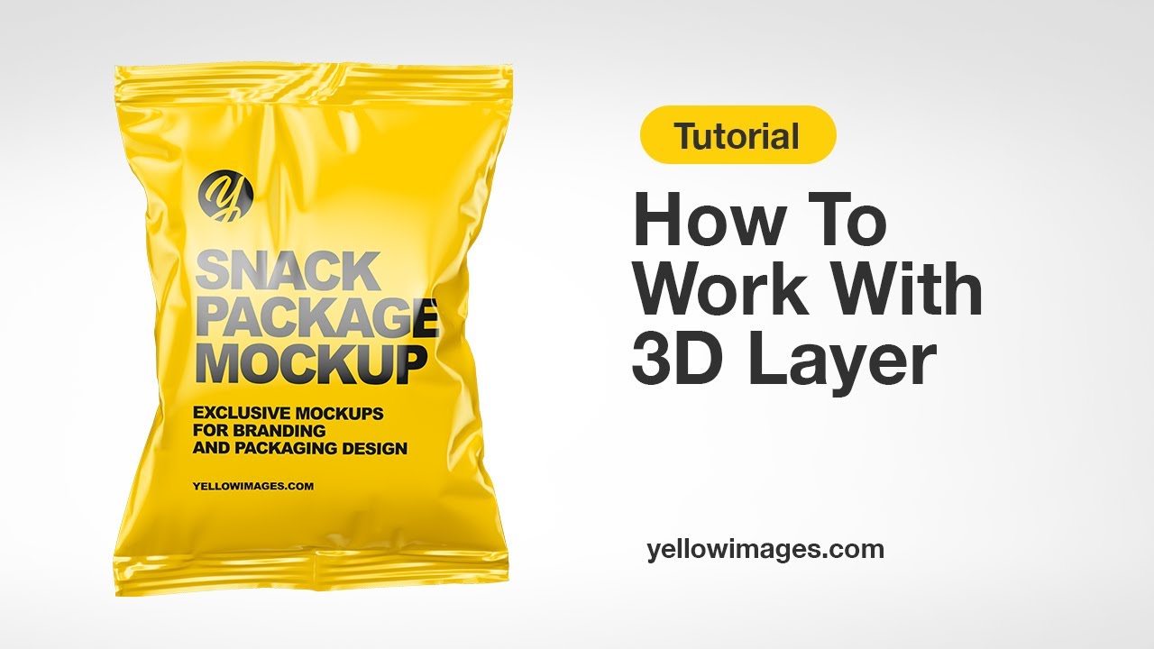 Download How To Edit Mockups With 3d Smart Layer Step By Step Guide On Yellow Images PSD Mockup Templates