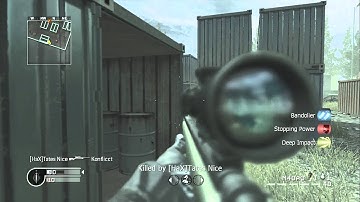 CoD4 1v1 throwback