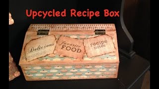 Upcycle Recipe Box
