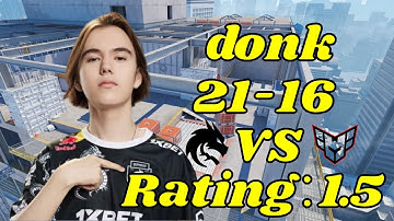 CS2 Spirit donk VS HEROIC POV Faceit Vertigo (21-16) | 2024/07/30 | #cs2 #csgo