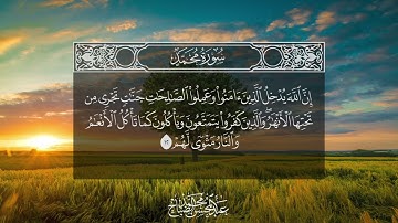 تلاوة نجدية بديعة لفواتح سورة محمد بصوت القارئ عبدالمحسن الضباح