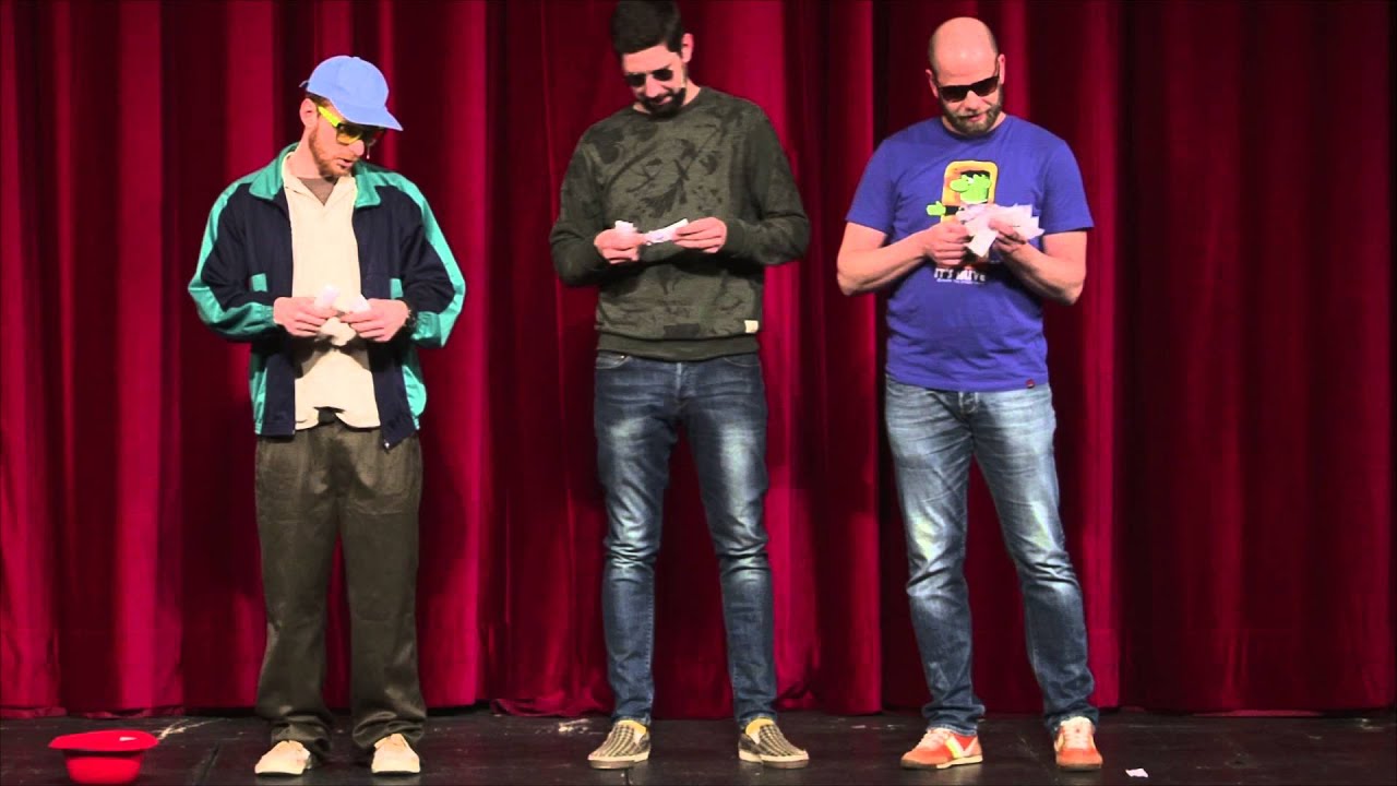 3T-čkári v zázname z priameho prenosu z 8.1.2016 z Mestského divadla Žilina