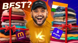Best Budget T-Shirts, Shirts, Jeans for Men? MEGA BATTLE 🔥 Meesho vs Shopsy Haul 2024 | ONE CHANCE