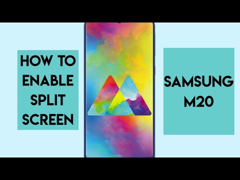 How to activation split screen on SAMSUNG M20