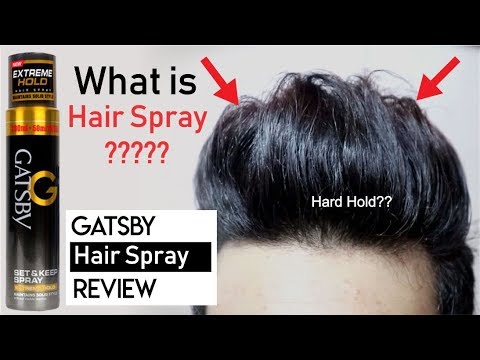 What is Hair Spray | GATSBY Hair Spray Review | Hard