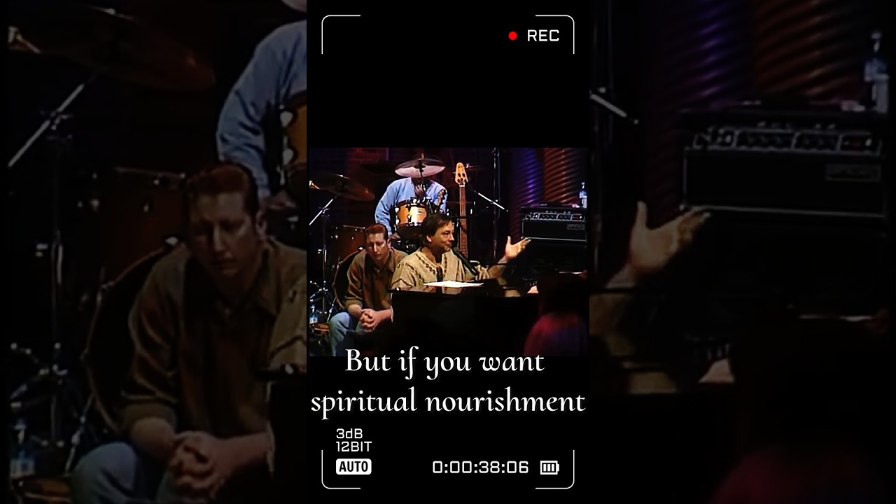 Rich Mullins on Christian entertainment VS spiritual nourishment.