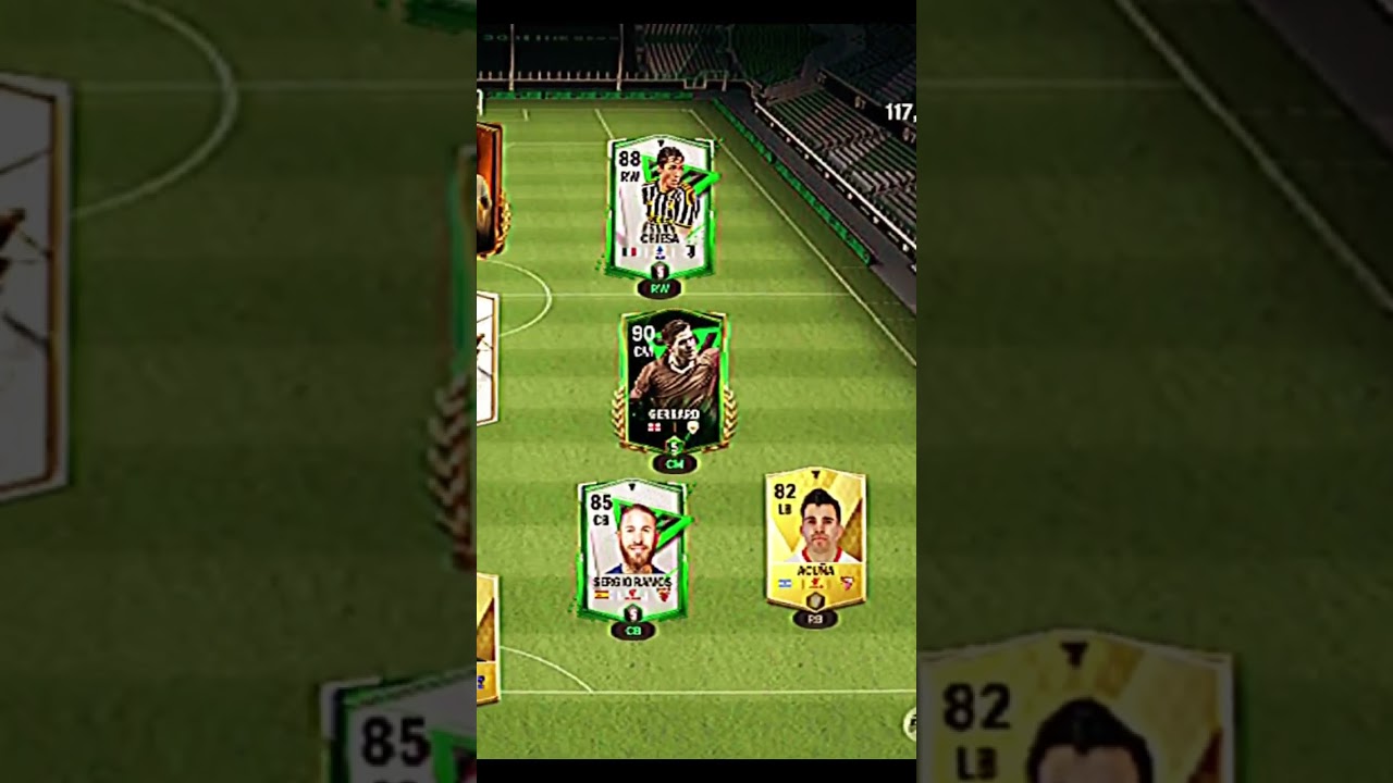My Current Squad in FC MOBILE 🤯 #fc24 #easports #fcmobile #viral #shorts #messi