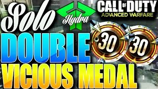 Advanced Warfare- Insane Solo "Double Vicious" w/ 104 Kills! | How To Be A Commentator/Pubstomper!