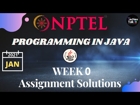 NPTEL Programming in Java Week 0 Quiz Assignment Solutions || January 2021 || Swayam