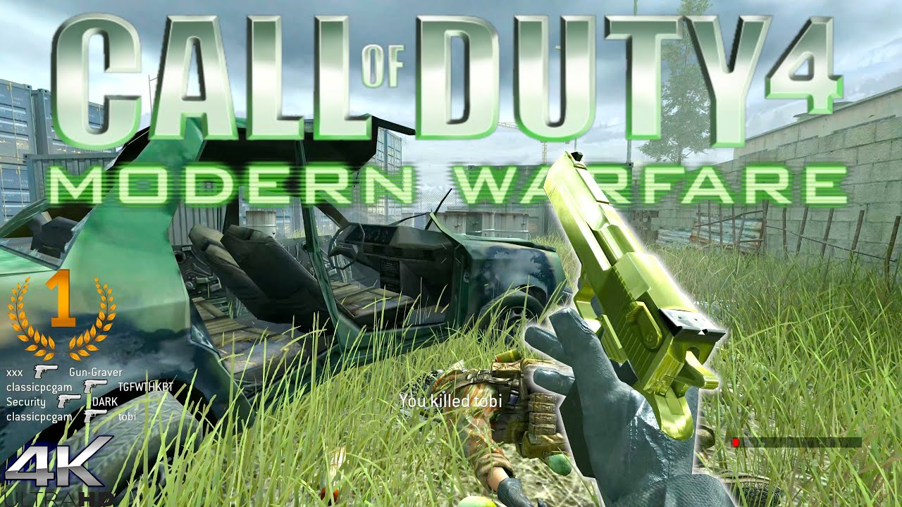 Call of Duty 4: Modern Warfare Multiplayer 2020 Shipment Deathmatch | 4K