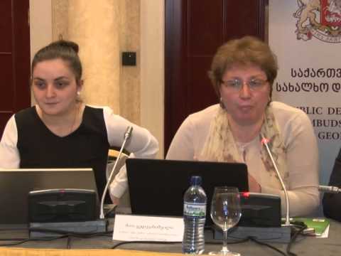 სახალხო დამცველი სპეციალური ანგარიშების პრეზენტაცია ბავშვთა უფლებრივი მდგომარეობის შესახებ