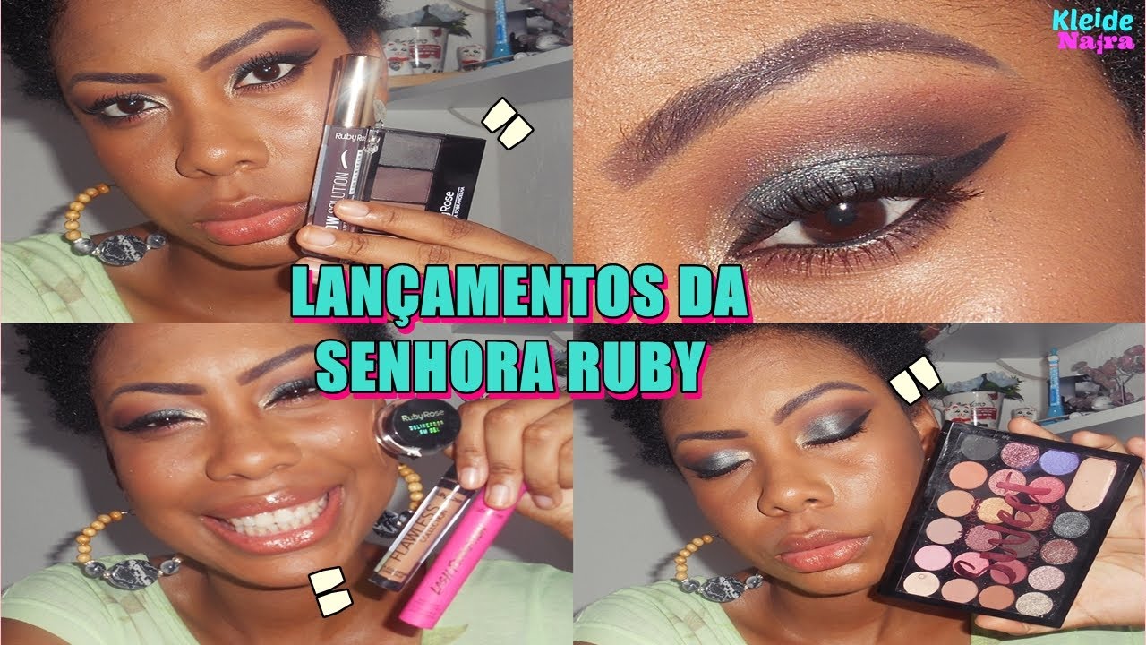 TESTANDO MAKES LANÇAMENTOS DA RUBY ROSE | by Kleide Naira - YouTube