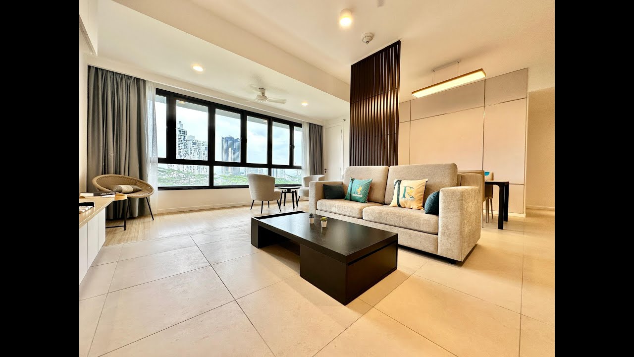 Kami Mont Kiara满家乐｜Brand New Fully Furnished Luxury Condo｜Ready to Move In｜3 + 2房 低密度全新精装公寓出租