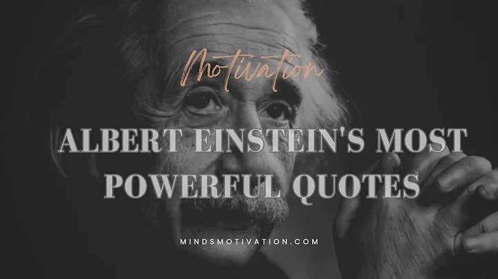 Albert Einstein's Most Powerful Quotes That Will Change Your Life 🔥