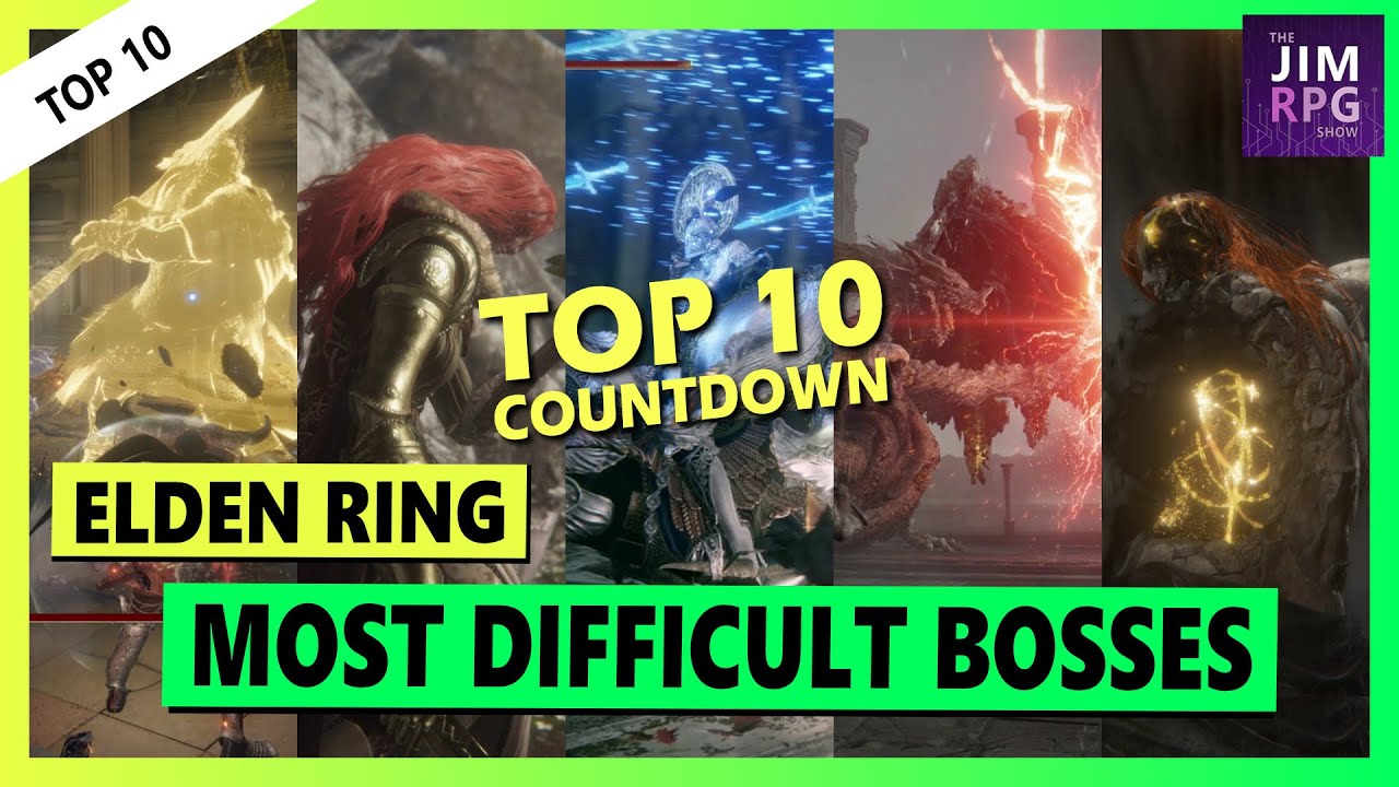 MY TOP 10 MOST DIFFICULT BOSSES IN ELDEN RING - FINAL RANKINGS! - YouTube